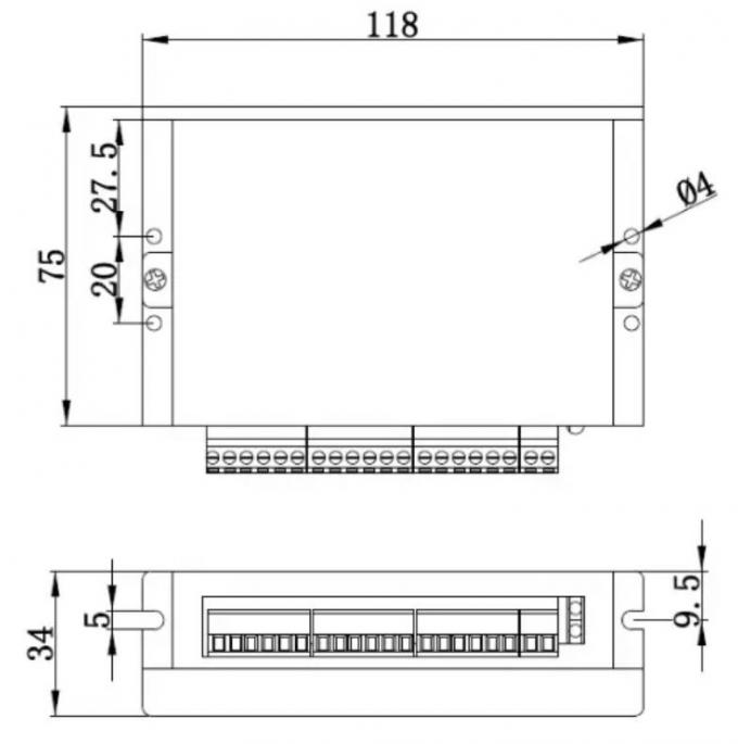 2500 Line Optical Encoder Stepper Motor Driver 42HSE05ND24 HSS42 For