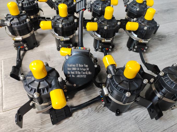 40LPM Flow Car Coolant Pump 80W 24V Head 11m DC Electric Water Pump With PWM Control