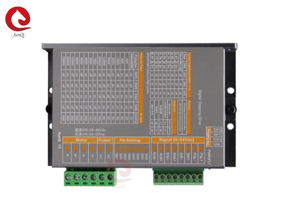 Junqi 24V~80VDC Current2.0A~8.4A Digital Stepping Dive for 4,6,8-wire 2Phase Stepper Motor