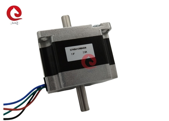Junqi Nema23 Dual Shaft Stepper Motor 57HS4120B4/ B4D8 Holing Torque 0.55N.m/0.7N.m