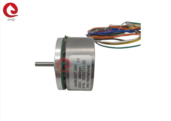 JUNQI  JQ45BLW27 24V 4840rpm 130mN.m Torque Flat Out Rotor BLDC Motor