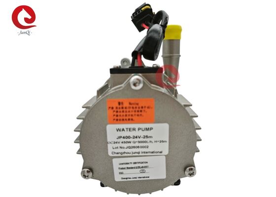 JUNQI  24V High-Efficiency Brushless DC Water Pump 3000LPH 25m Head For Commercial Vehicles and Heavy Trucks Cooling System