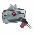 Silver Metal Luggage Storehouse Car Door Lock Replacement Square Vertical